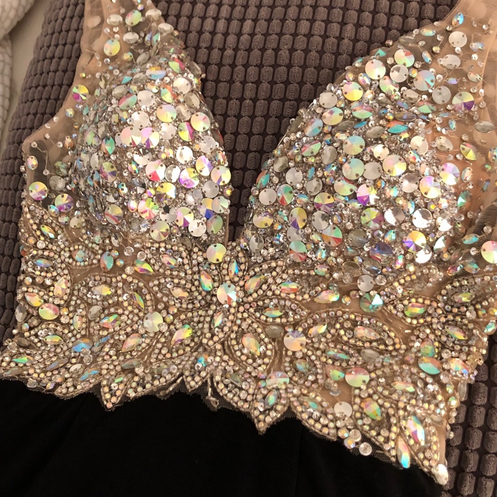 Jovani JVN heavily embellished dress. Worn 1 time